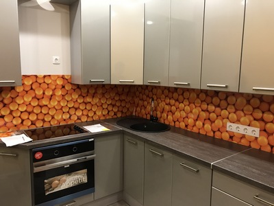 кухонный фартук апельсин
